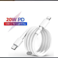 20W PD Fast Charger Cable For Apple USB-C to Lightning Cable (1 m). 