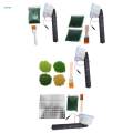 handheld Grass Planter Strong Power Advanced Flocking Kits with Garss Debris Electrostatic Flocking Machine for Micro Landscape DIY Project.