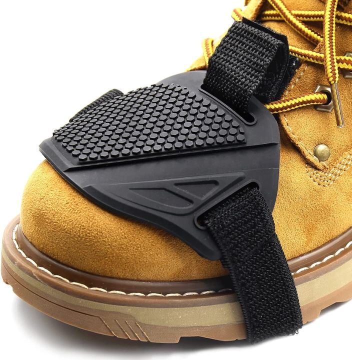 Gear Rubber Shoe Protector for Motorcycle Rubber Made Blac 1 Piece