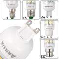 B22 5050 SMD LED Corn Bulbs Light White Lamp 4W AC 220V Warm White.
