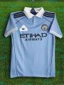 Manchester City Thai Premium Football Jersey For Man - Half Sleeve Collar Polo t shirt - Manchester City Jersey 2026. 
