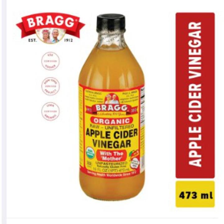 Bragg Organic Apple Cider Vinegar with The Mother (Raw - Unfiltered) - 473ml - USA