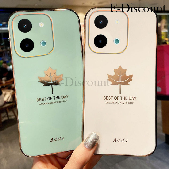 New%20Phone%20Case%20For%20Vivo%20Y28%20Cover%20Screen%20Dustproof%20and%20Anti%20Drop%20Maple%20Leaf%20Shape%20For%20Vivo%20Y28%204G%20Case%20-%20Image%202
