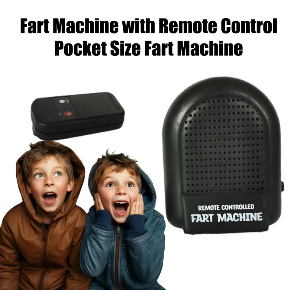 SHENGSEN Novelty Squeeze Pooter Fart Machine Funny Le Tooter Prank Farting Noise Maker For Joke Children's Day Party Gift Toy