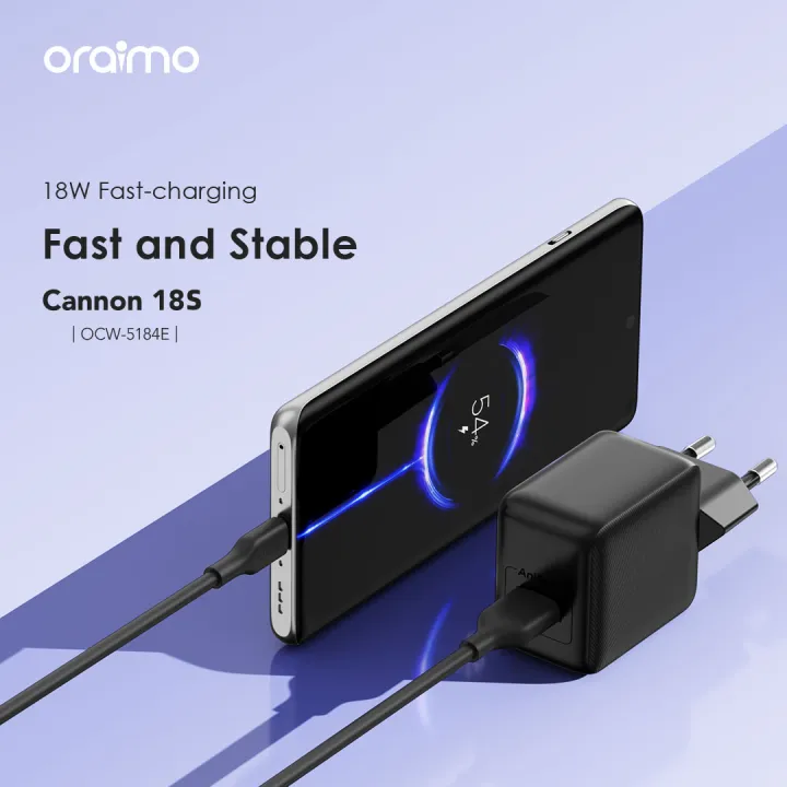 oraimo%20Cannon%2018S%20oraimo%20Cannon%2018S%2018W%20Wall%20Charger%20Kit%20(OCW-5184E)%20-%20Image%206