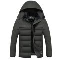 Fashion Hooded Winter Coat Men Thick Warm Mens Winter Jacket Windproof Gift For Father Husband Parka. 