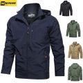 Camping Hiking Jacket Men Spring Autumn Outdoor Sports Breathable Coats Climbing Trekking Windbreaker Travel Waterproof Jacket. 