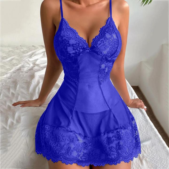 Lingerie%20For%20Woman%20Transparent%20ual%20Clothing%20Babydoll%20Lace%20Teddy%20Dress%20Underwear%20Nightdress%20Sleepwear%20-%20Image%205