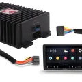Android Navigation DSP Amplifier Box Professional Car Stereo Audio 4x80W High Power Sound Upgrade HiFi DSP Amplifier, Easy to Use. 