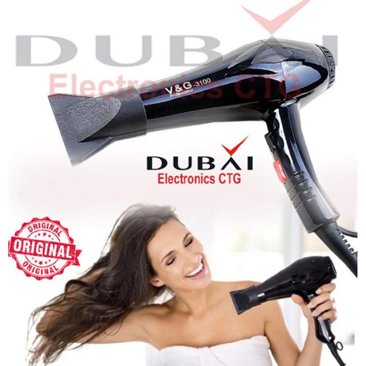 V&G 3100 Professional Hair Dryer super fast drying high jet speed