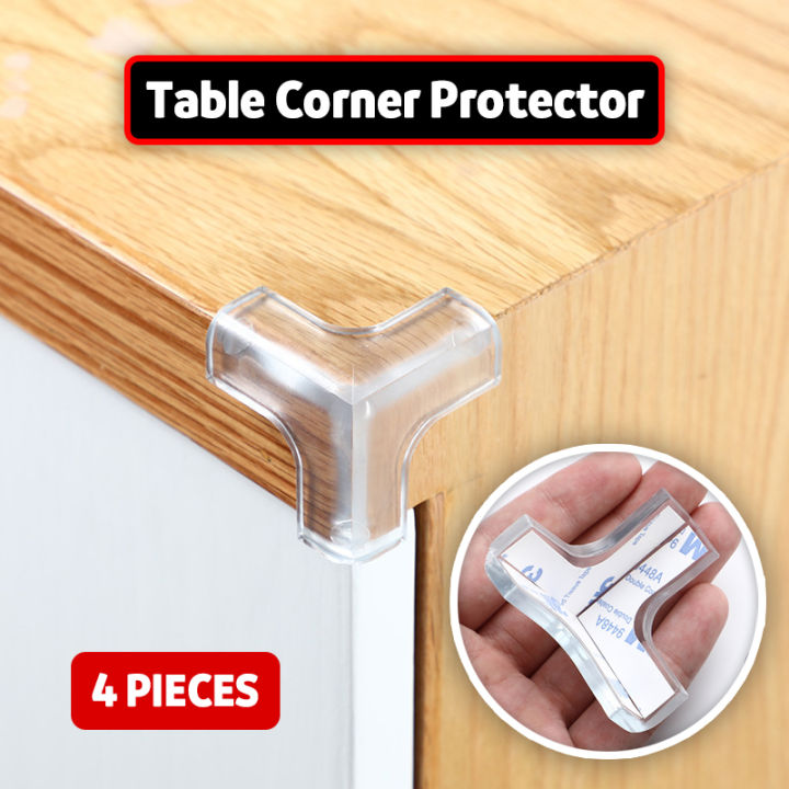 Premium Silicone Table Corner Protector Anti-Collision Safety For Children Protection (Star Shape) - 4 Pc