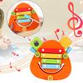 Percussion instrument Removable Interaction Sensory Toy Assembling Wooden. 