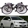 Toyota Corolla Fielder Axio Fog Light Replacement Axio Front Bumper Driving Fog Lamps Assembly Halogen Bulb - 2Pis 1 Pair. 