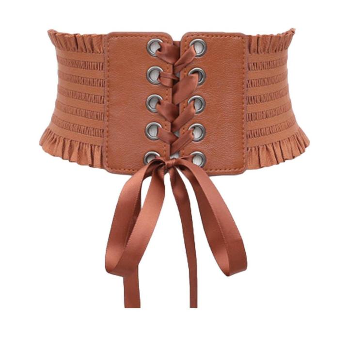 Boho bow belt corset S747 Weenkeey Women main image 2