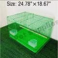 Big Square Size China Premium Metal Bird Cage (2021) Size: 25"×19" With All Accessories. 