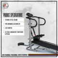 4-In-1 Manual Treadmill With Stepper High Quality and Strong Steel Frame - Gym Equipment. 