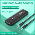 4-IN-1 Bluetooth 5.3 Audio Receiver Transmitter AUX RCA 3.5MM USB Jack Stereo Wireless Adapters Dongle With Mic For Car TV PC. 