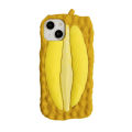 Durian 15ProMax Silicone Phone Case Creative Three-Dimensional Apple 14pro Anti-Fall iphone15 Applicable 15pro.
