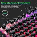 Mechanical Keyboard 104 Keys Dustproof Usb Wired Keyboard Mouse Set Waterproof Rgb Backlight Gaming Keyboard Gaming Mouse Cool.