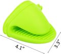 2Pcs-Silicone Heat Resistant Grip Oven Pot Holder Baking BBQ Cook Tools Mini Kitchen Non-slip Heat Resistant Oven Mitts Silicone Glove Pot Racks Tool Set. 