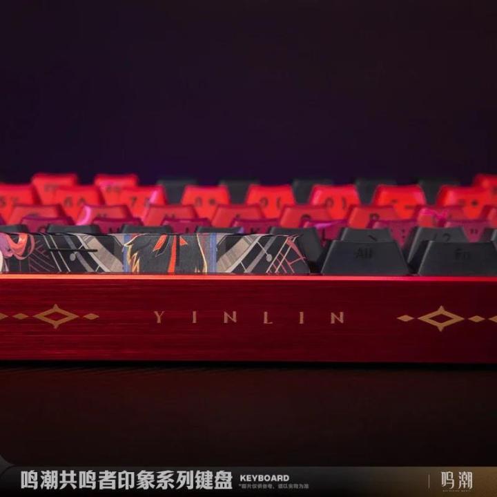 Wuthering%20Waves%20Yinlin%20Gaming%20Keyboard%20Three%20Mode%20Customized%20Wireless%20Mechanical%20Keyboard%2089keys%20Hot%20Swap%20Gasket%20Pc%20Gamer%20-%20Image%204