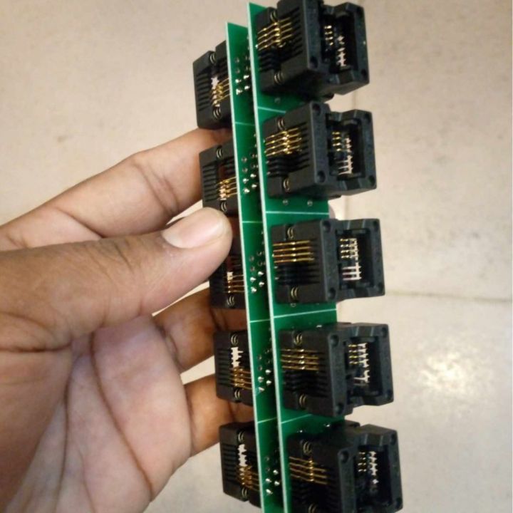 SOIC8%20SOP8%20To%20DIP8%20Programmer%20Adapters%20Socket%20Converter%20Module%20150mil%20For%2025xx%20EEPROM%20Flash%208%20Pin%20SMD%20Programming%20Leads%20-%20Image%203