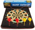 Magnetic Velvet Plastic Steel Magnet Reversible Dart Board Two-Sides with 4 Dart Board Game. 