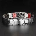 New 2023 Men's Magnetic Bracelet with Hook Buckle Clasp Therapy Bangles Man Health Care Weight Loose Jewelry Lady Bracelets.