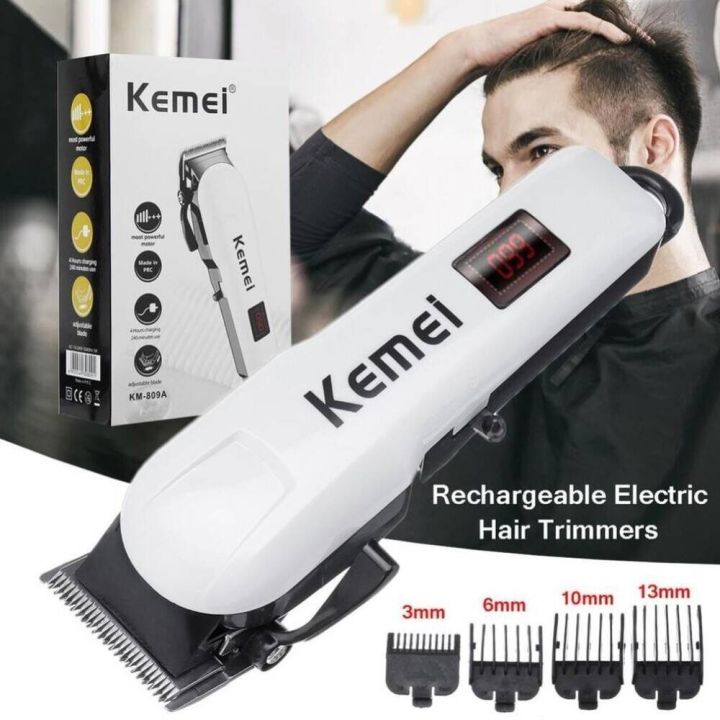 KEMEI%20KM-809A%20Rechargeable%20Digital%20Display%20Professional%20Hair%20Clipper%20&%20Beard%20Trimmer%20-%20Image%203