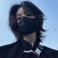 Wolf Tail Mannequin Head Men's and Women's Short Hair Men's Japanese Handsome Warrior Head Fluffy Center-Parted Bangs Anchovy Head Full-Head Wig Style.