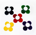 24 pes Set Carrom Coins with Stick - 7MM.