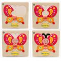 3X Wooden Blocks Animals Children Educational Toy Puzzle Cartoon Baby. 