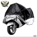 Best Quality Dust Cover or Rain Coat Waterproof For Motorcycle. Black. 