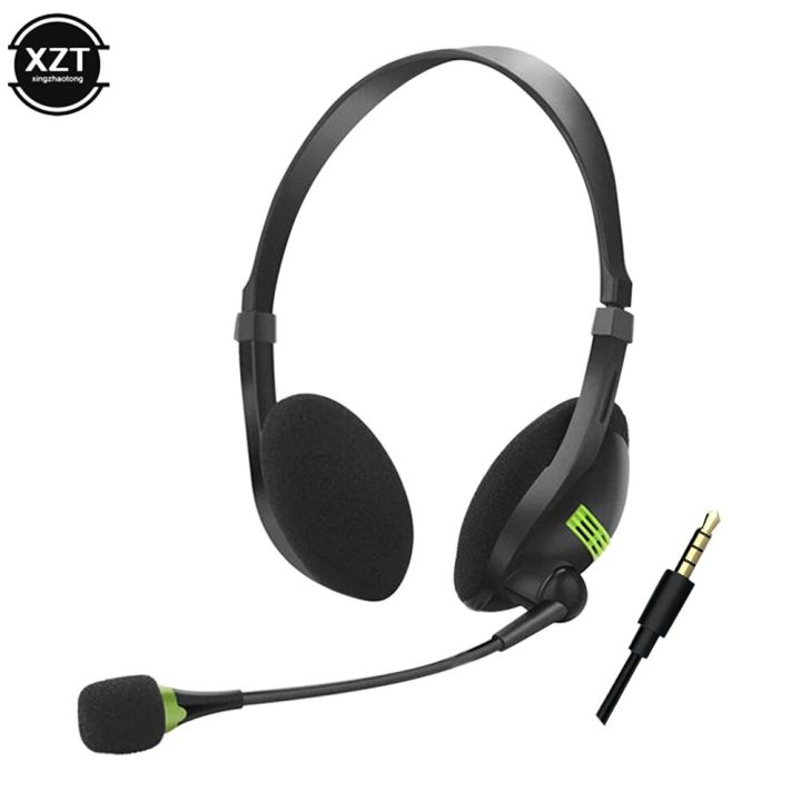 3.5mm%20Noise%20Cancelling%20Wired%20Headphones%20Adjustable%20Earphones%20Business%20Headset%20With%20Microphone%20For%20PC%20/Laptop/Computer%20-%20Image%202
