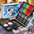 100% ORGINAL145 Colourbox Set -Unicorn Color Box with Multiple Coloring Kit, Professional Drawing Color Pencils, , Water Colors and Acrylict Craft - Multicolor (BIG COLOR SET) Unicorn Design 145 pcs Art set Aluminum Case Painting Pen Stationery Set. 