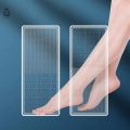 2PCS Glass Foot File Nail Buffer Set Callus Remover Heel Dead Skin Care Removal Professional Manicure Pedicure Tools. 