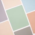 Multiple Colors Solid Color Simple Mini Small Portable Mouse Pad Square Leather Mat Desk Available Wholesale. 