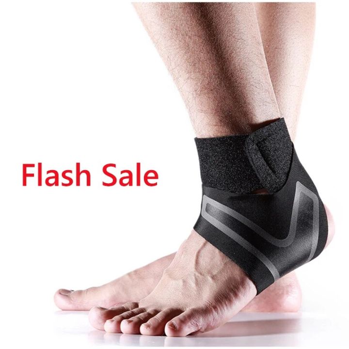 【Hey my home】Ankle Support Workout Protection Bandage Fitness Gym Elastic Compression Ankle Brace Wraps