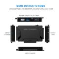 SATA/IDE to USB 3.0 Adapter Hard Drive Adapter Cable Converter for 2.5/3.5 Inch SATA and IDE HDD Support 6TB For PC Macbook.
