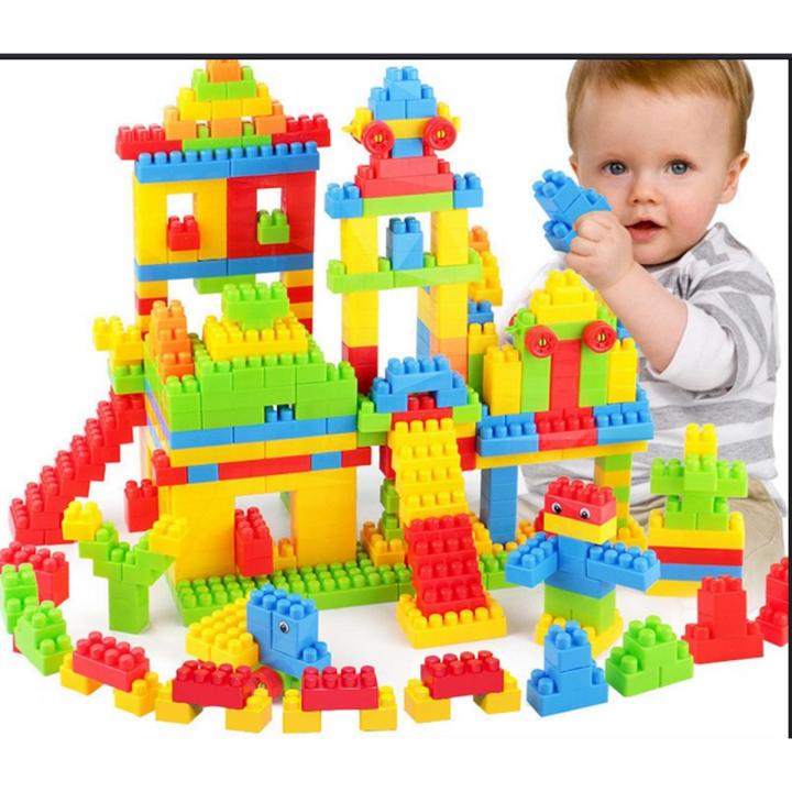 Puzzle Building Blocks Educational Learning Kids Lego Set