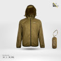 Travel Jacket with Portable Bag- Windbreaker, Biker Dust Jacket. 
