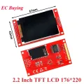2.2 Inch 2.2 TFT LCD Color Screen Display Module 176*220 SPI Serial Port ILI9225 Drive Compatible with UNO Mega2560 For Arduino. 