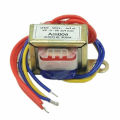 9V-0-9V 0.6A Power Transformer (Input: 220V/50Hz - Output: 9V-0-9V 600mA) - Multi Plug.