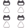 4set Belt Hook Camera Shoulder Strap Split Triangle Rings Tetuo. 
