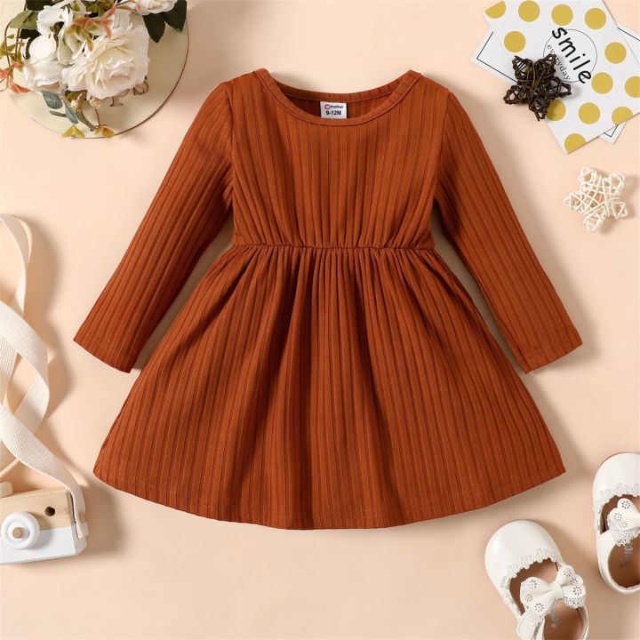 PatPat%20NewBorn%20Dresses%20Baby%20Girl%20Clothes%20New%20Born%20Babies%20Kids%20Birthday%20Party%20Dress%20Ribbed%20Striped%20Long-sleeve%20Overalls%20Children%20-%20Image%206