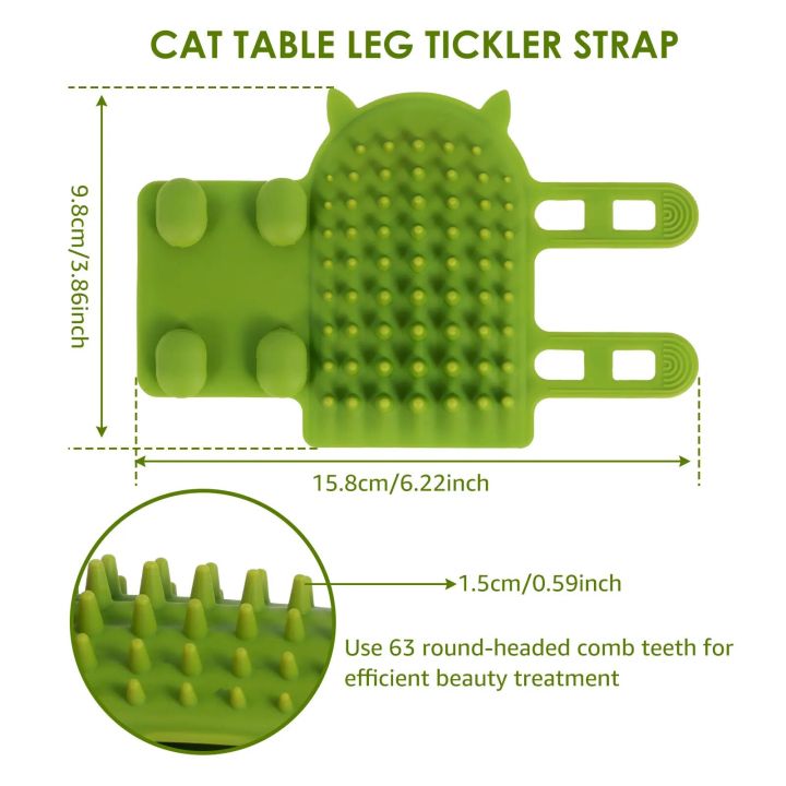 2Pcs%20Pet%20Cat%20Hair%20Removal%20Massage%20Comb%20Cats%20Scratching%20Rubbing%20Brush%20kitten%20Grooming%20Self%20Cleaning%20Wall%20Corner%20Cat%20Scratcher%20-%20Image%206