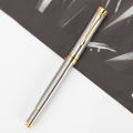 Metal Pen High-End Gift Neutral Water-Based Office Advanced Printing Gift Black Business Lettering Signature Pen. 