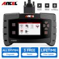 2024 Newest Ancel FX5000 Car OBD II Scanner EPB Reset Oil Reset ABS Bleeding All System Diagnosis Auto Scanner Lifetime Free Update. 