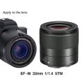 Lens Hood for Canon Micro-Single Camera EF -M 32 MM F / 1.4 STM Lens.