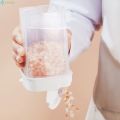Measured Seasoning Jar with Double Lid Multipurpose Clear Spice Storage Box Sealed Condiment Bottle Reusable Spice Dispenser Spice Container Tools Kitchen Seasoning Bottle. 